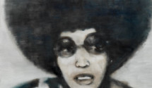 Image: Angela Davis #2 (detail) by Iris Kensmil. Photo: Gert Jan van Rooij.