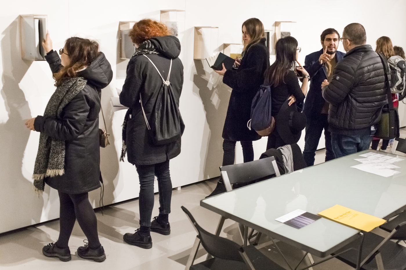 At the opening of House of Wisdom, Framer Framed (Amsterdam, 2017). Photo (c) Marlise Steeman