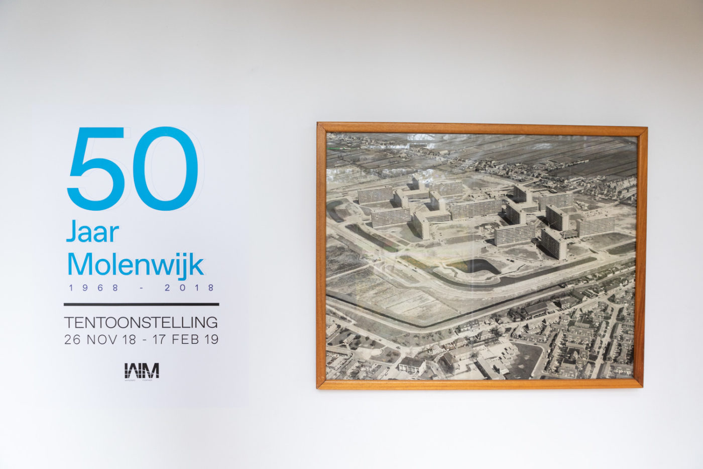 De tweede tentoonstelling in Werkplaats Molenwijk 26 nov 2018 - 17 feb 2019), 50 Jaar Molenwijk. In samenwerking met Florian Braakman.