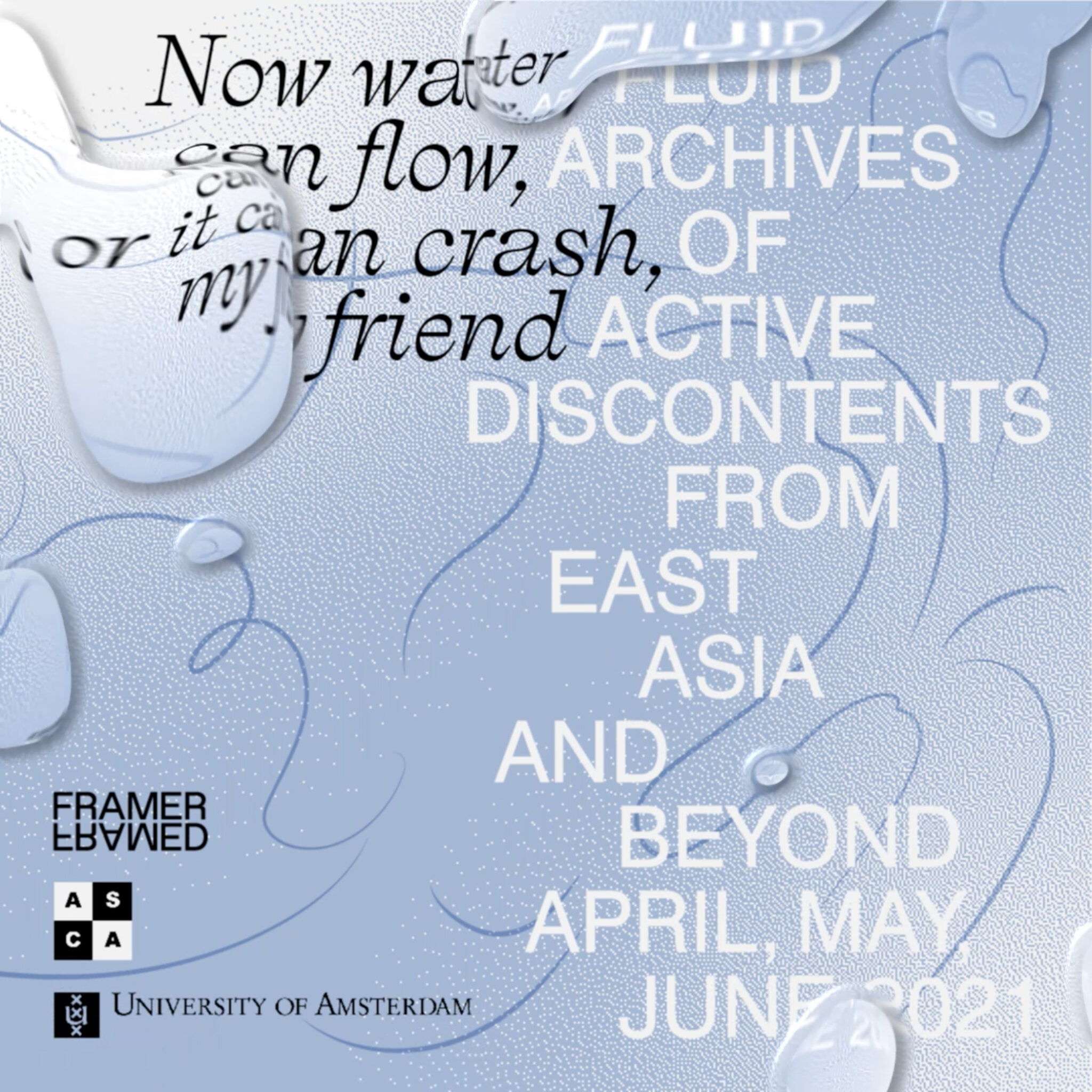 Launch Now water can flow or it can crash, my friend Framer Framed