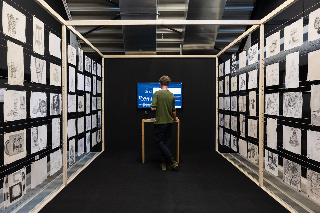 Exhibition opening Taking Stock (2021), at Framer Framed
