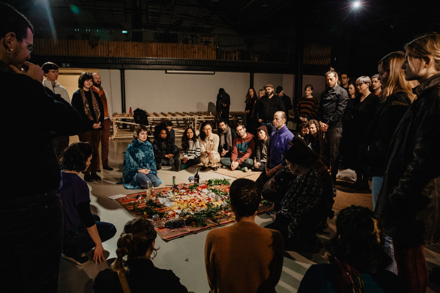 Teresa Borasino. Performance: Ausangate, a gaseous cosmology. Photo: Laura Ponchel