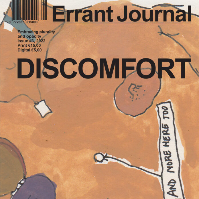 Discomfort Issue 3 Errant Journal Cover