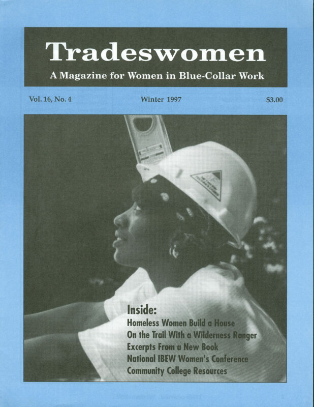 Cover of Tradeswomen Magazine