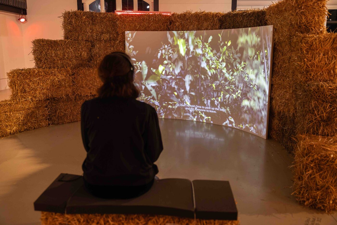 Opening of exhibition The One-Straw Revolution (2024), Framer Framed. Photo: Maarten Nauw