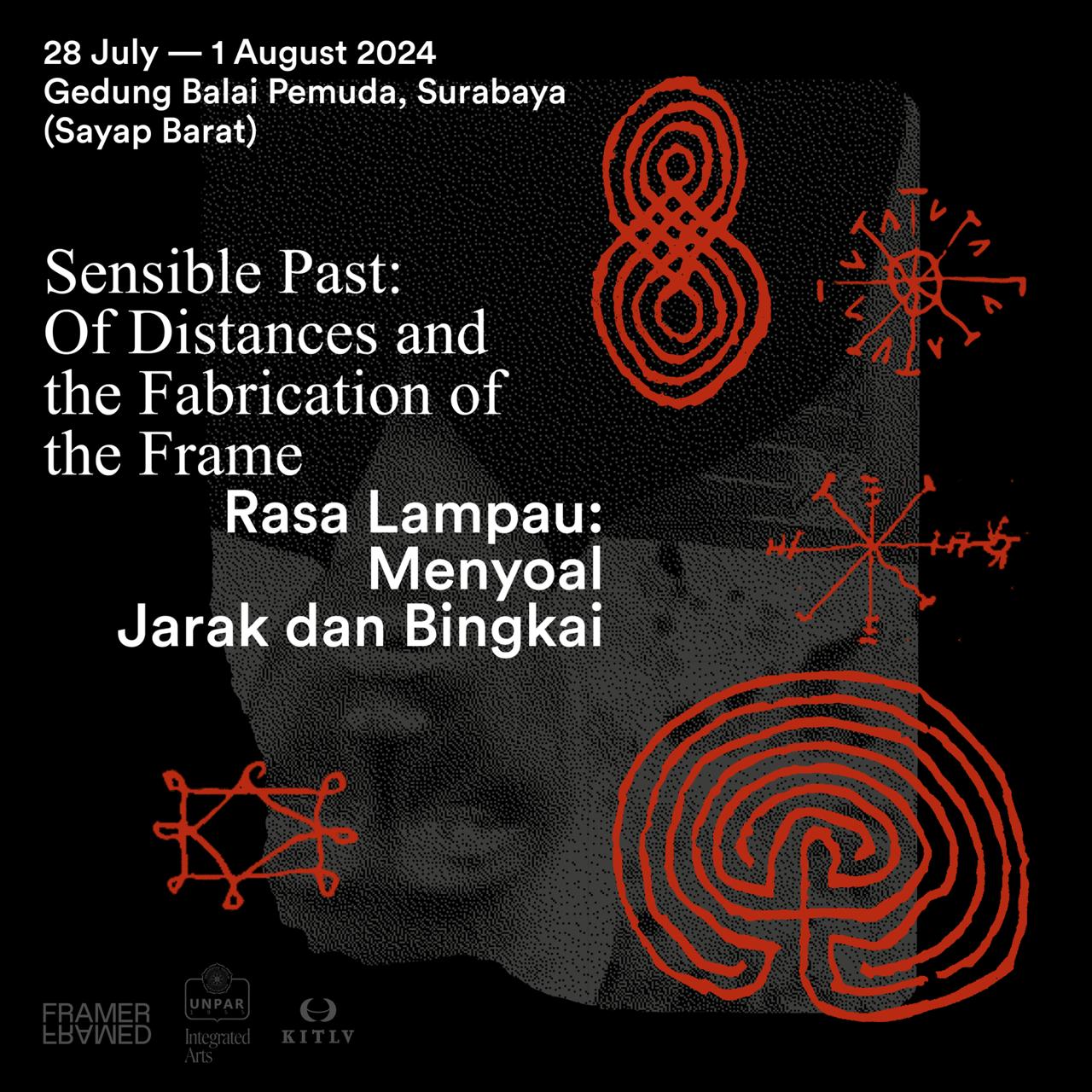 Sensible Past: Of Distances and the Fabrication of the Frame (2024), Surabaya, Indonesia. Participating artists