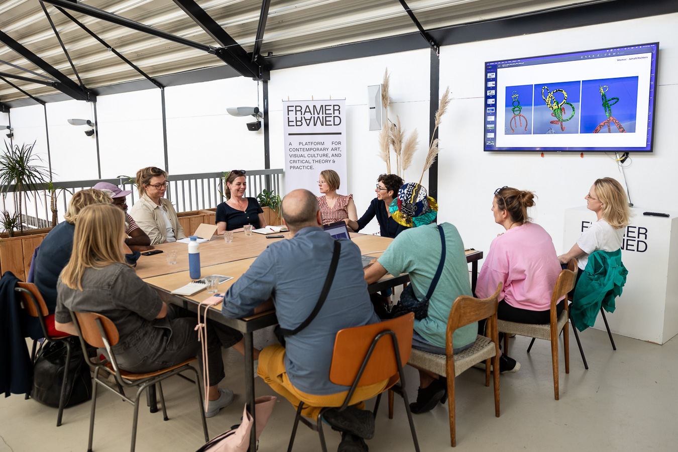 Symposium: Het Gedeeld Domein bij Framer Framed. © Maarten Nauw / Public Art Amsterdam, Stadscuratorium Amsterdam