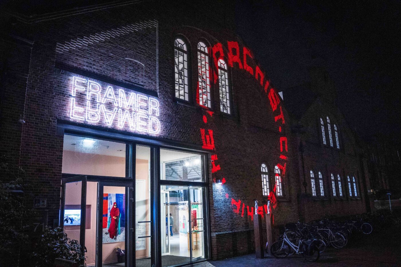 Opening van de tentoonstelling The Anarchist Citizenship: People Made of Stories (2024) bij Framer Framed, Amsterdam. © Farouk Ebaiss @TheMomentory / Framer Framed.