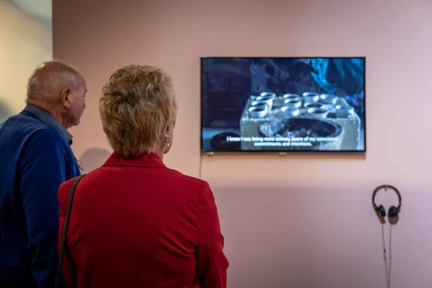 Opening of the exhibition The Anarchist Citizenship: People Made of Stories (2024/2025) by Framer Framed, Amsterdam. © Farouk Ebaiss @TheMomentory / Framer Framed.