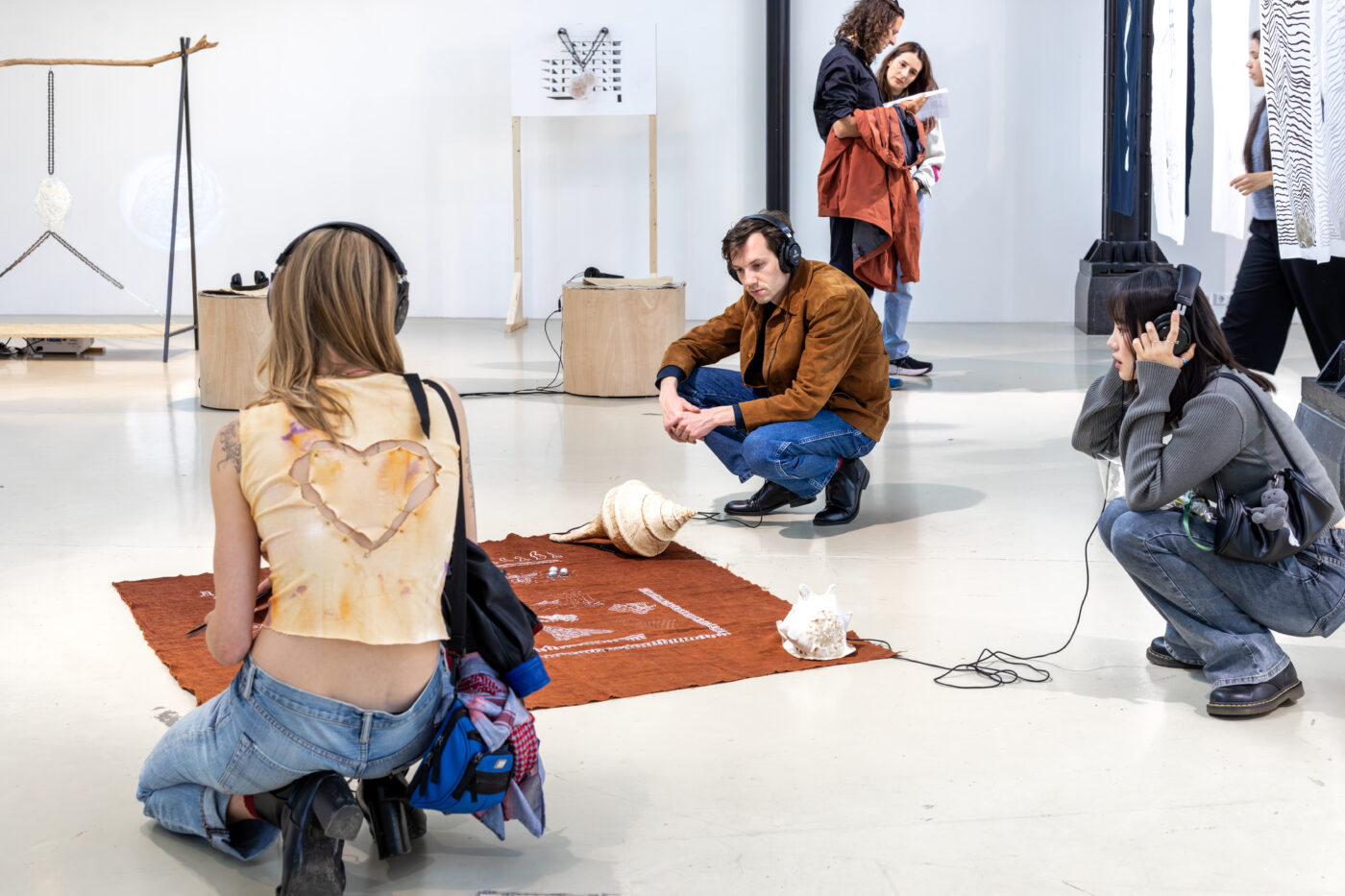 Opening of Planetary Poetics Graduation Show (2025) at Framer Framed, Amsterdam. Photo: © Marlise Steeman / Framer Framed.