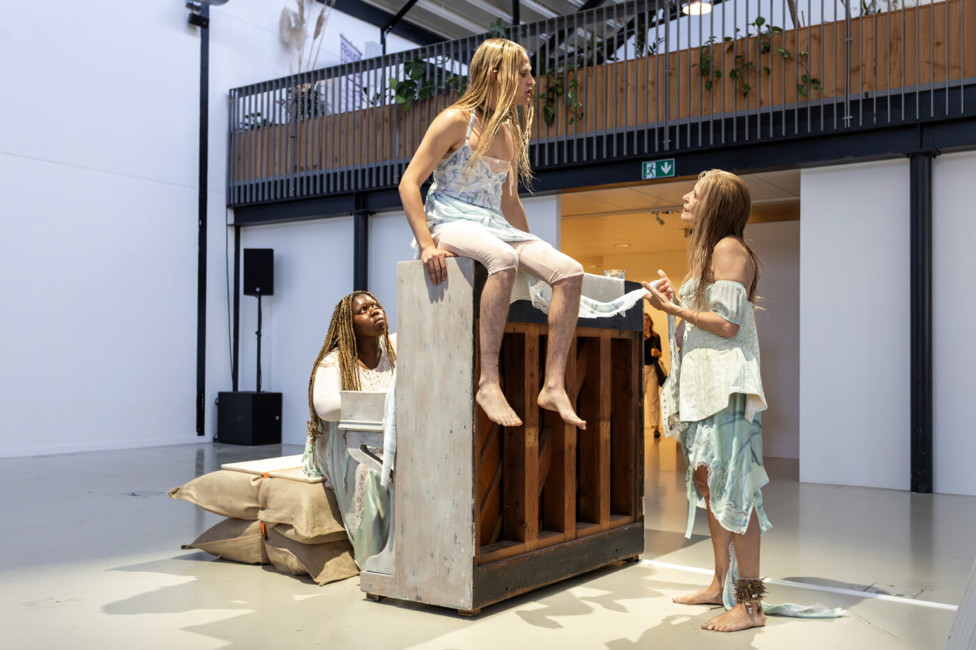 Opening of THE TAIL (2025) by MAISON the FAUX at Framer Framed, Amsterdam. Photo: © Marlise Steeman / Framer Framed.