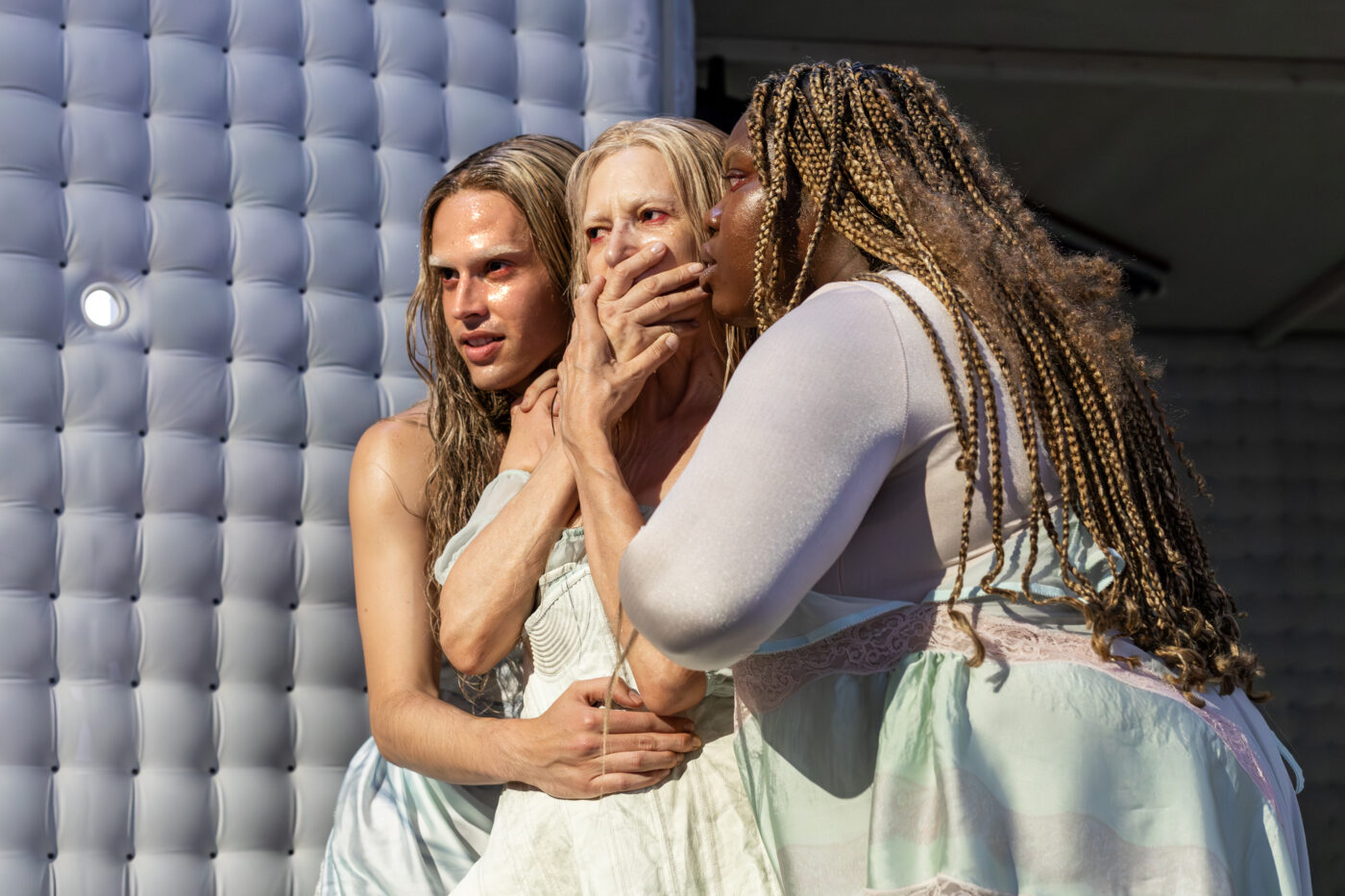 Opening of THE TAIL (2025) by MAISON the FAUX at Framer Framed, Amsterdam. Photo: © Marlise Steeman / Framer Framed.