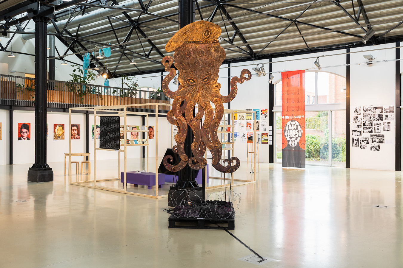Installation photo from the exhibition Lawan! (2025) at Framer Framed, Amsterdam. Photo: © Maarten Nauw / Framer Framed.