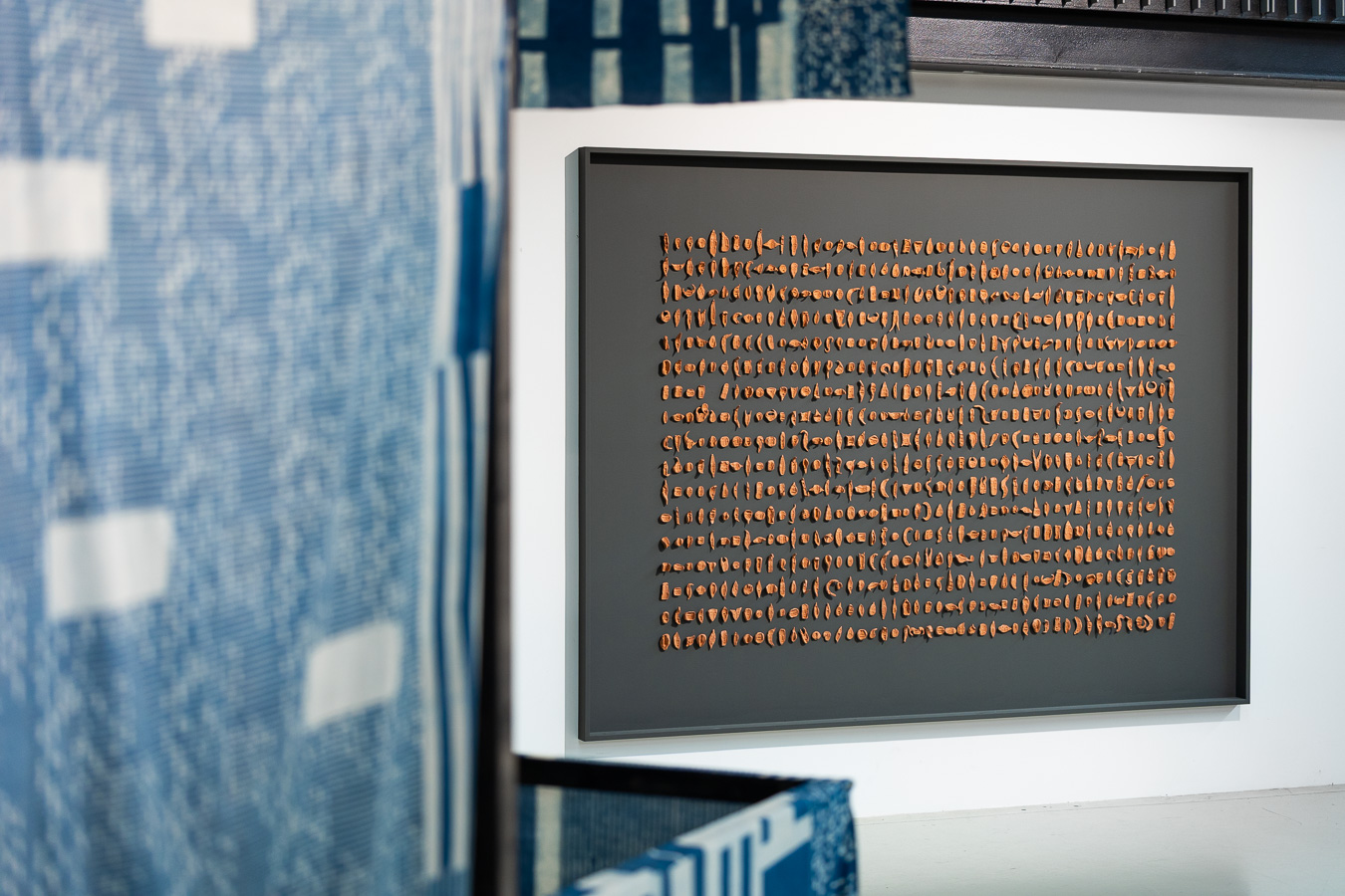 The Faces Collection (2025) by Anna Safiatou Touré from the exhibition Shapeshifters: On Wounds, Wonders and Transformation (2025) at Framer Framed, Amsterdam. Photo: © Maarten Nauw / Framer Framed.